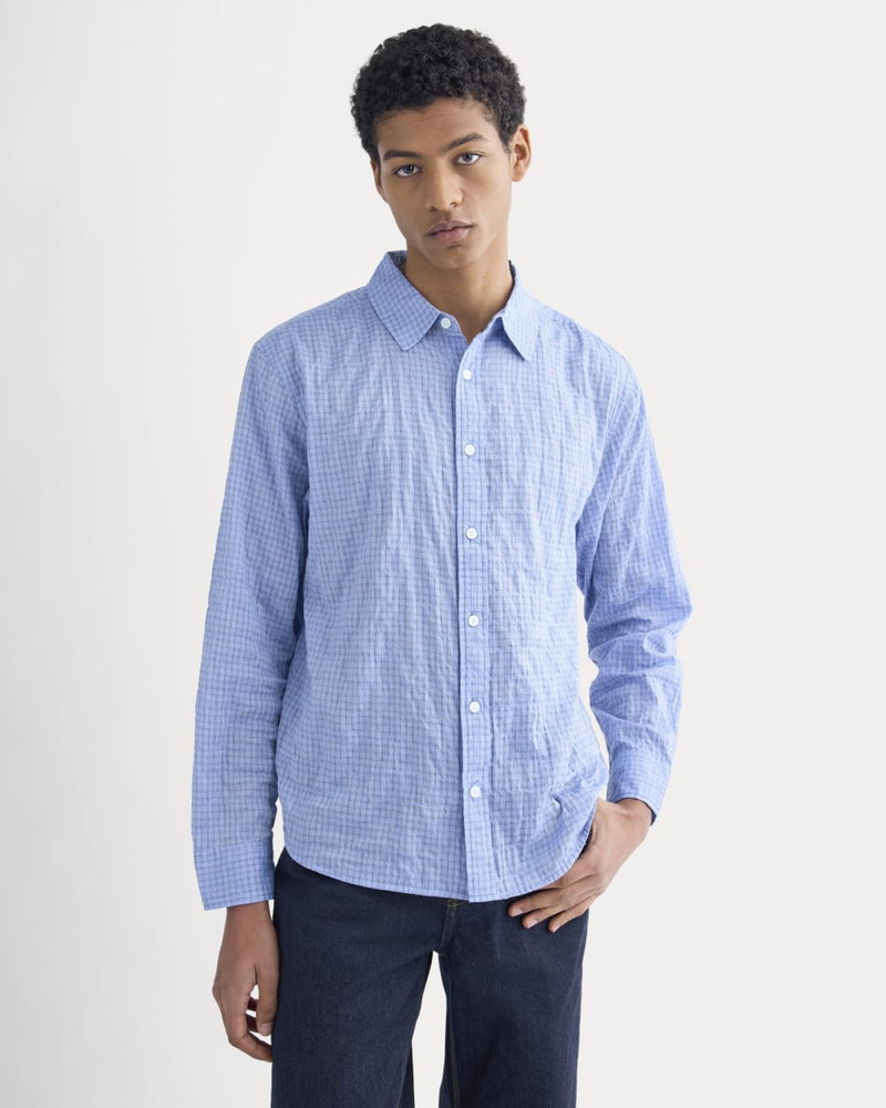 EVERLANE TEXTURED VOILE BUTTON-UP SHIRT outlook