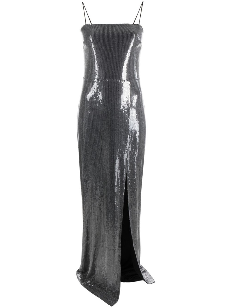 sequin-embellished long dress 1
