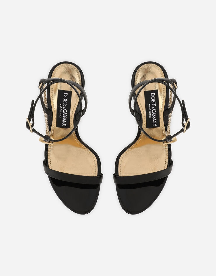 Patent leather sandals - 4