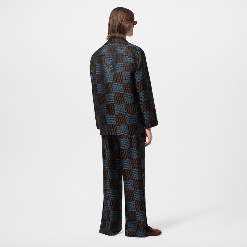 Damier Silk Pyjama Pants 3