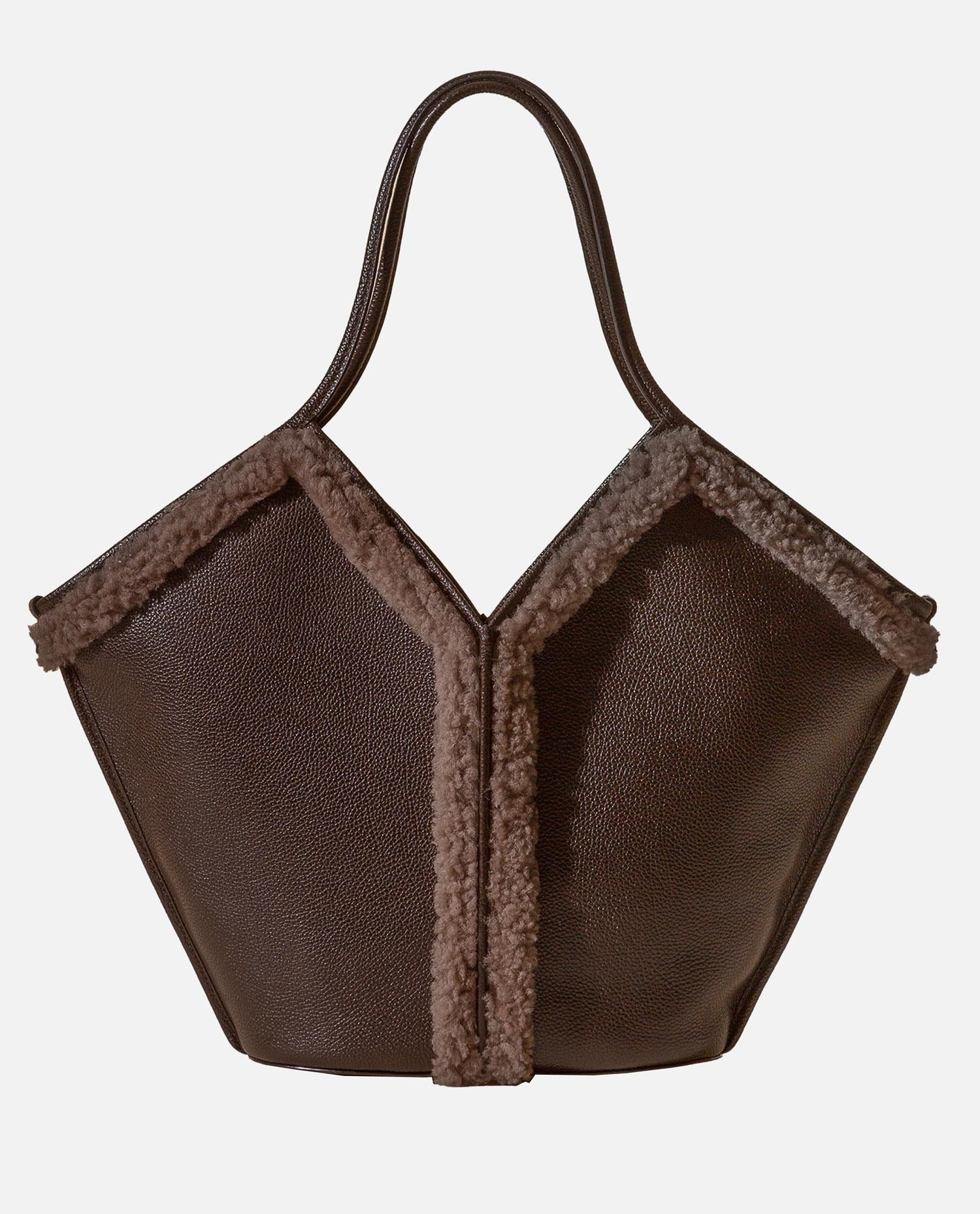 CALELLA SHEARLING BAG - 1