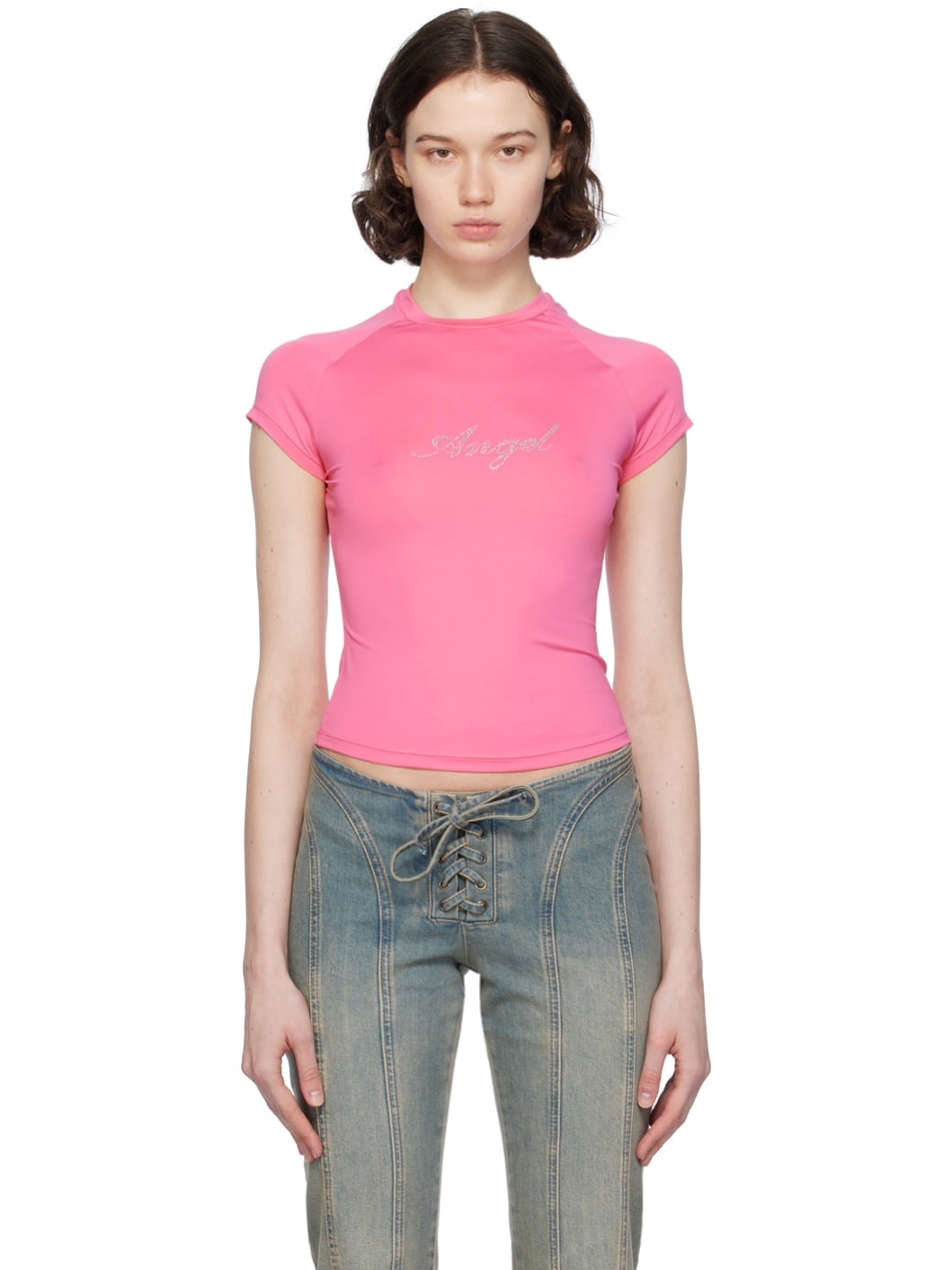 Pink 'Angel' Baby T-Shirt - 1