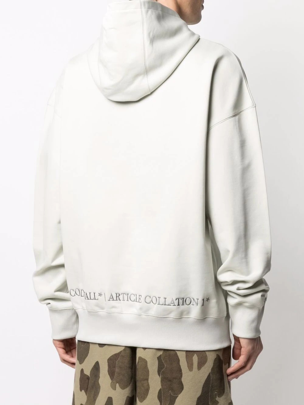 graphic-print organic-cotton hoodie - 4