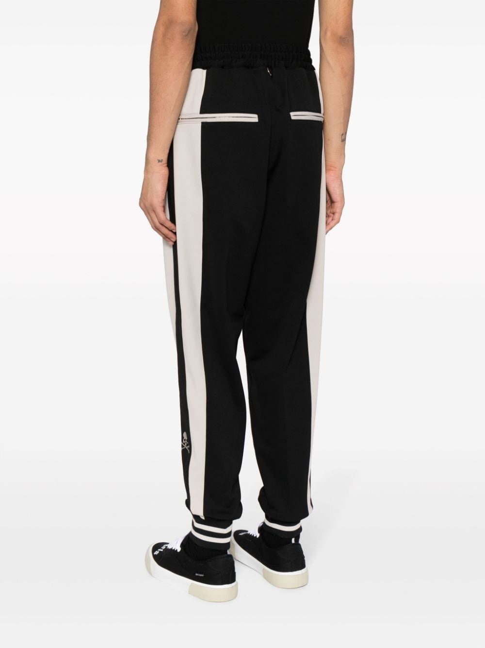 stripe-detail track pants - 4