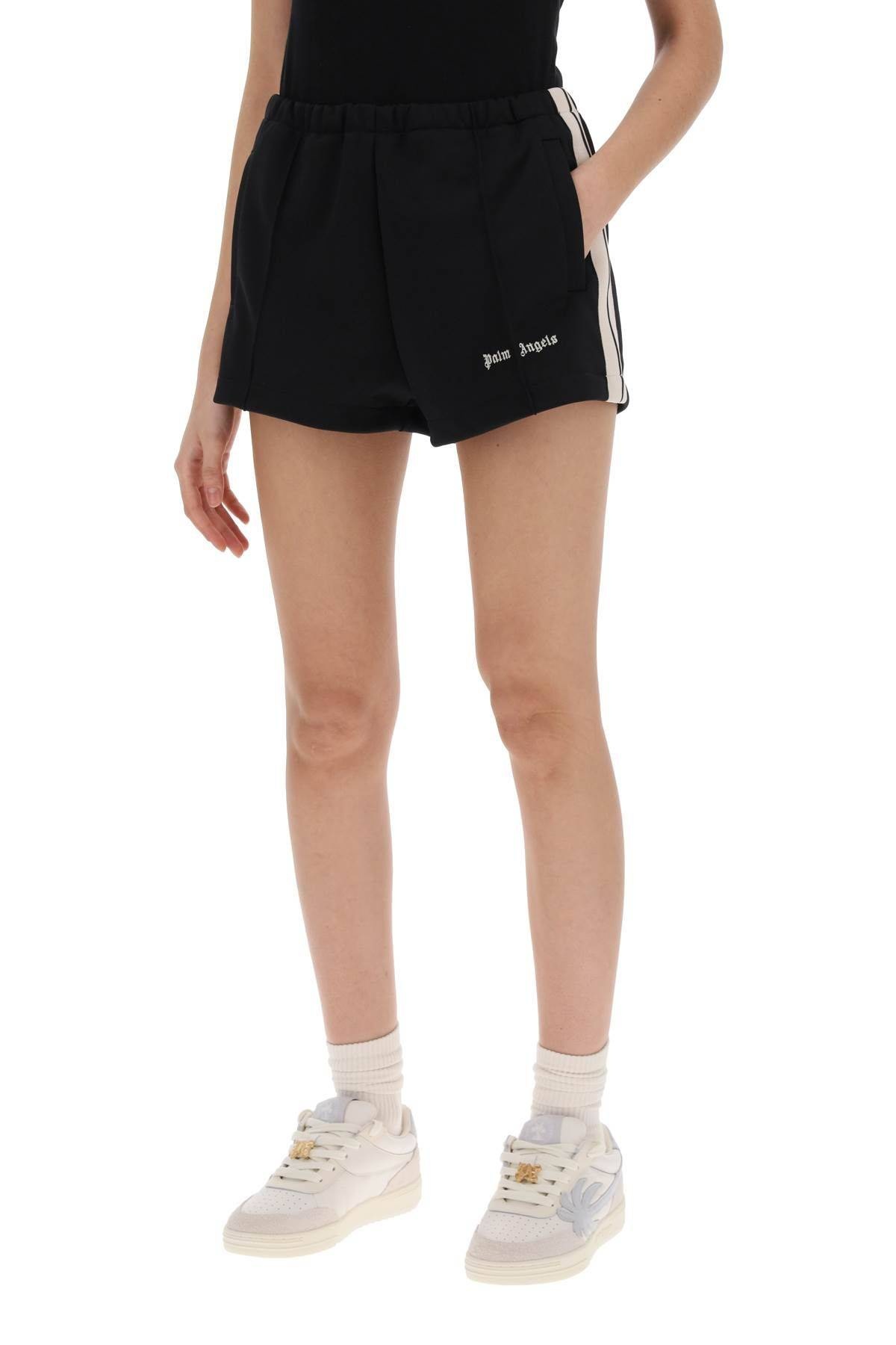 TRACK SHORTS WITH CONTRAST BANDS - 5