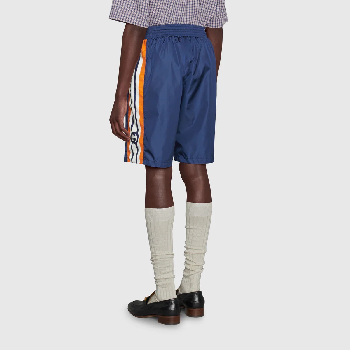 Swim shorts with Interlocking G - 4