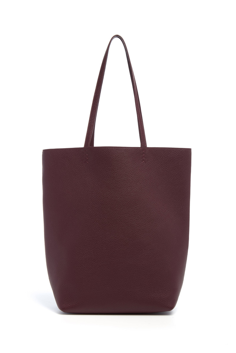 Sillbury Tote Bag in Bordeaux Textured Leather 1