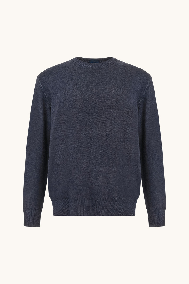 Paul & Shark WOOL CREW‑NECK SWEATER, GARMENT DYED outlook