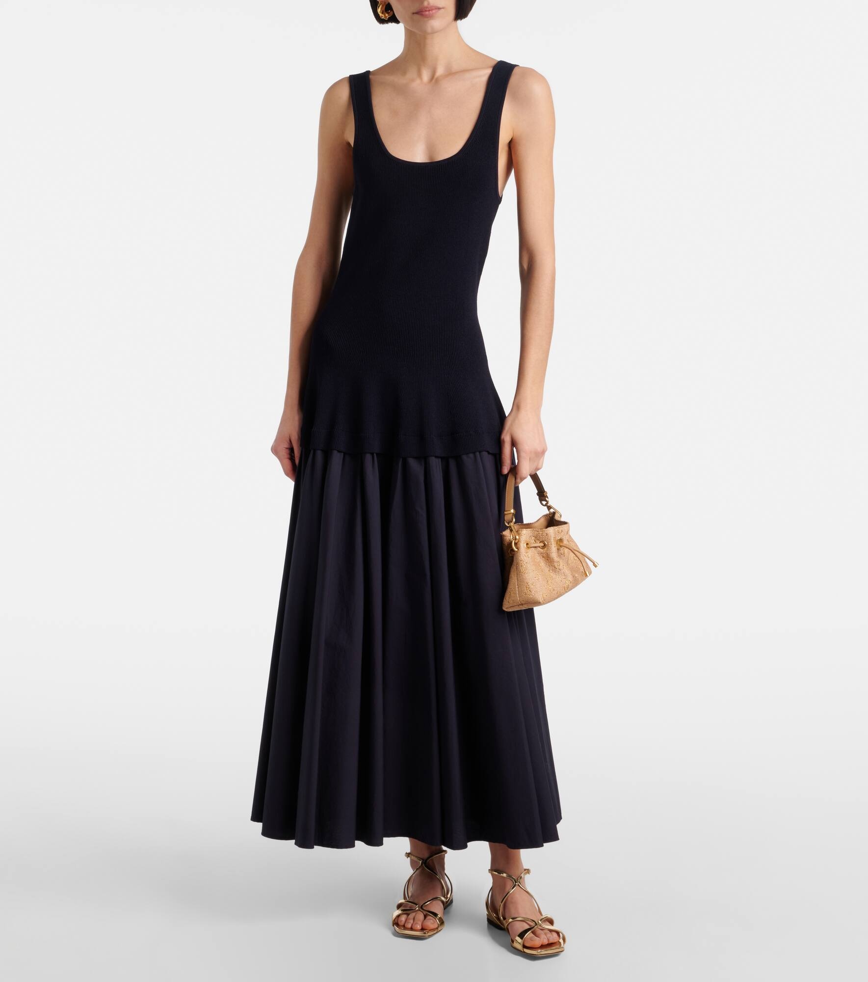 Bon Bon Small raffia bucket bag - 5