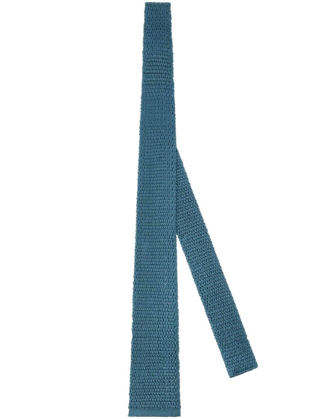 knitted silk tie - 1