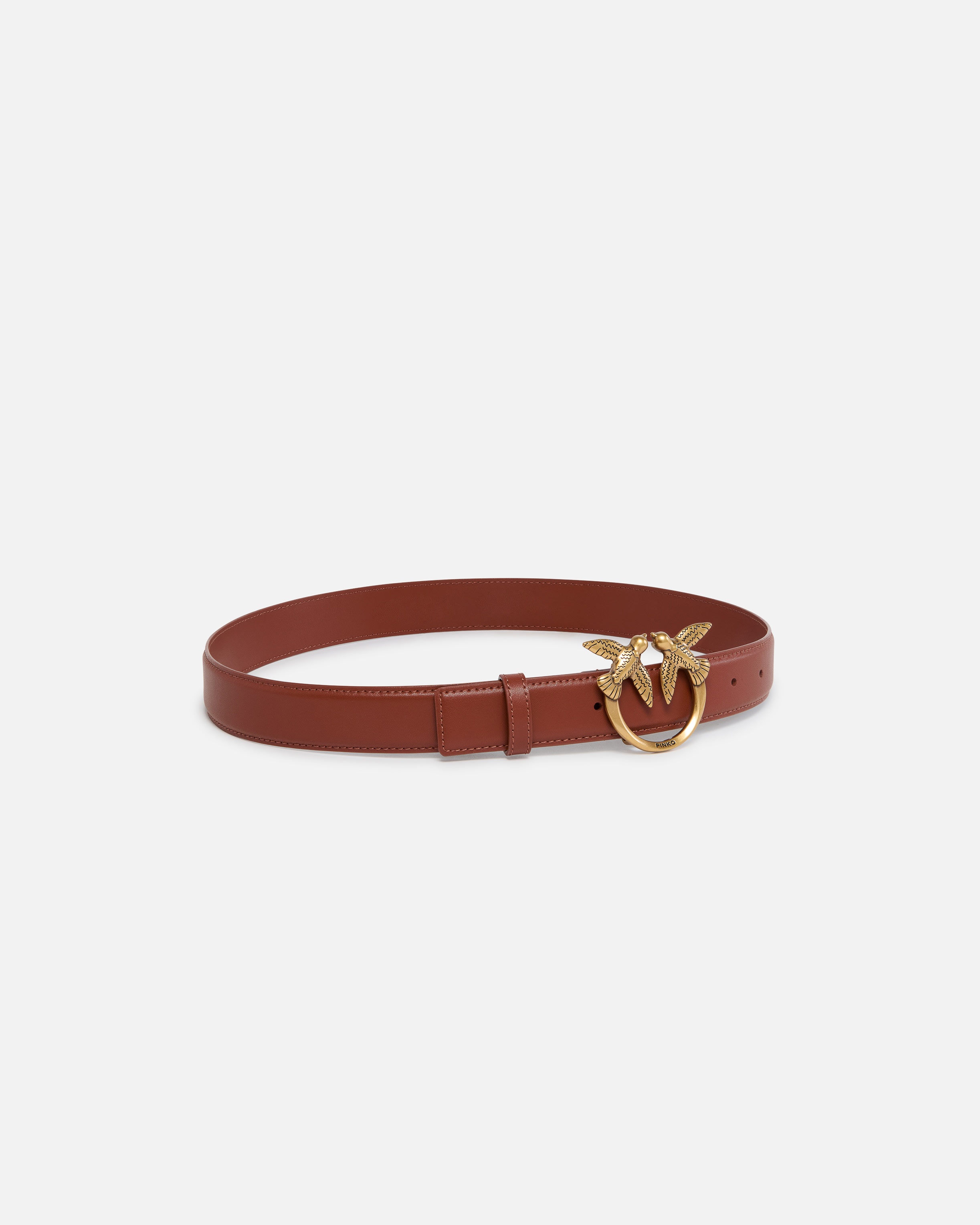 LOVE BIRDS LEATHER BELT 3CM - 2