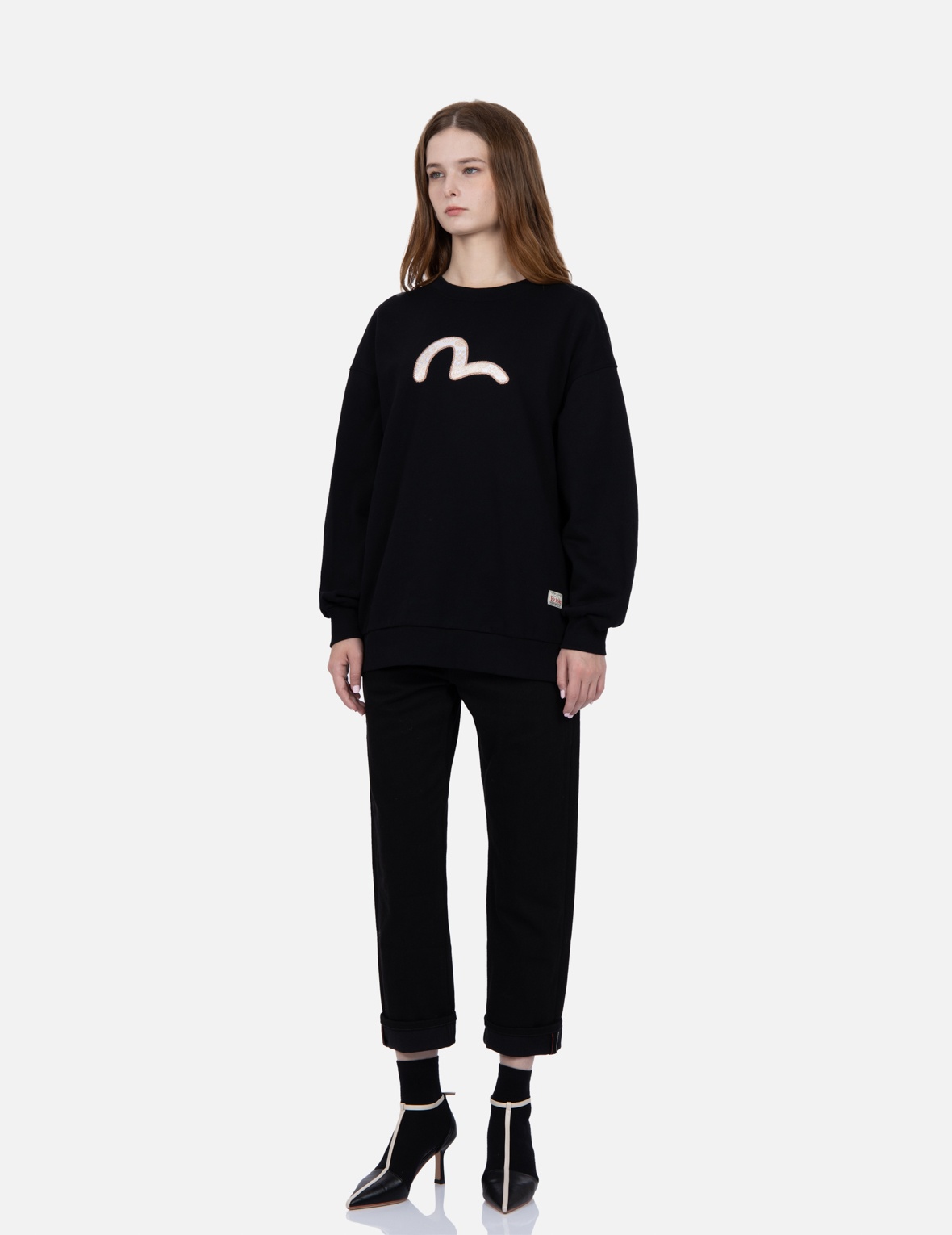 BROCADE SEAGULL APPLIQUÉ SWEATSHIRT - 3