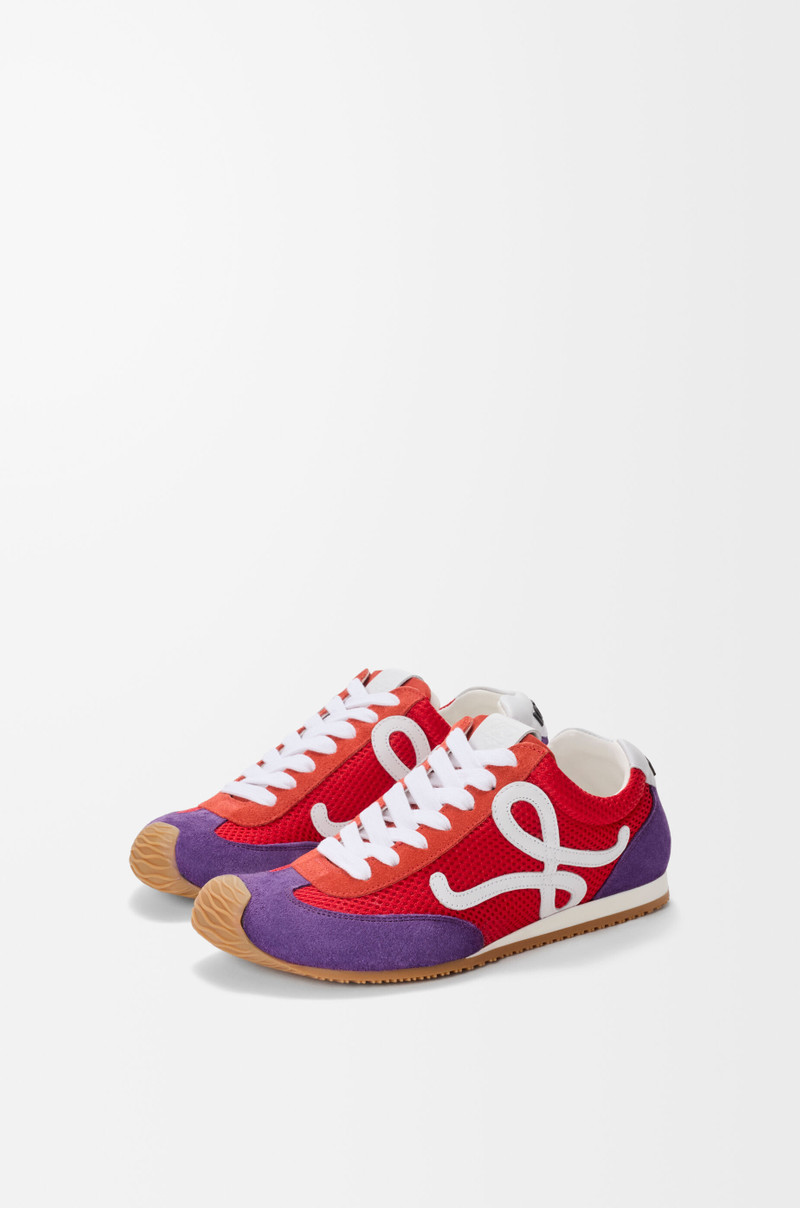 Loewe Ballet Runner 2.0 in suede and mesh outlook