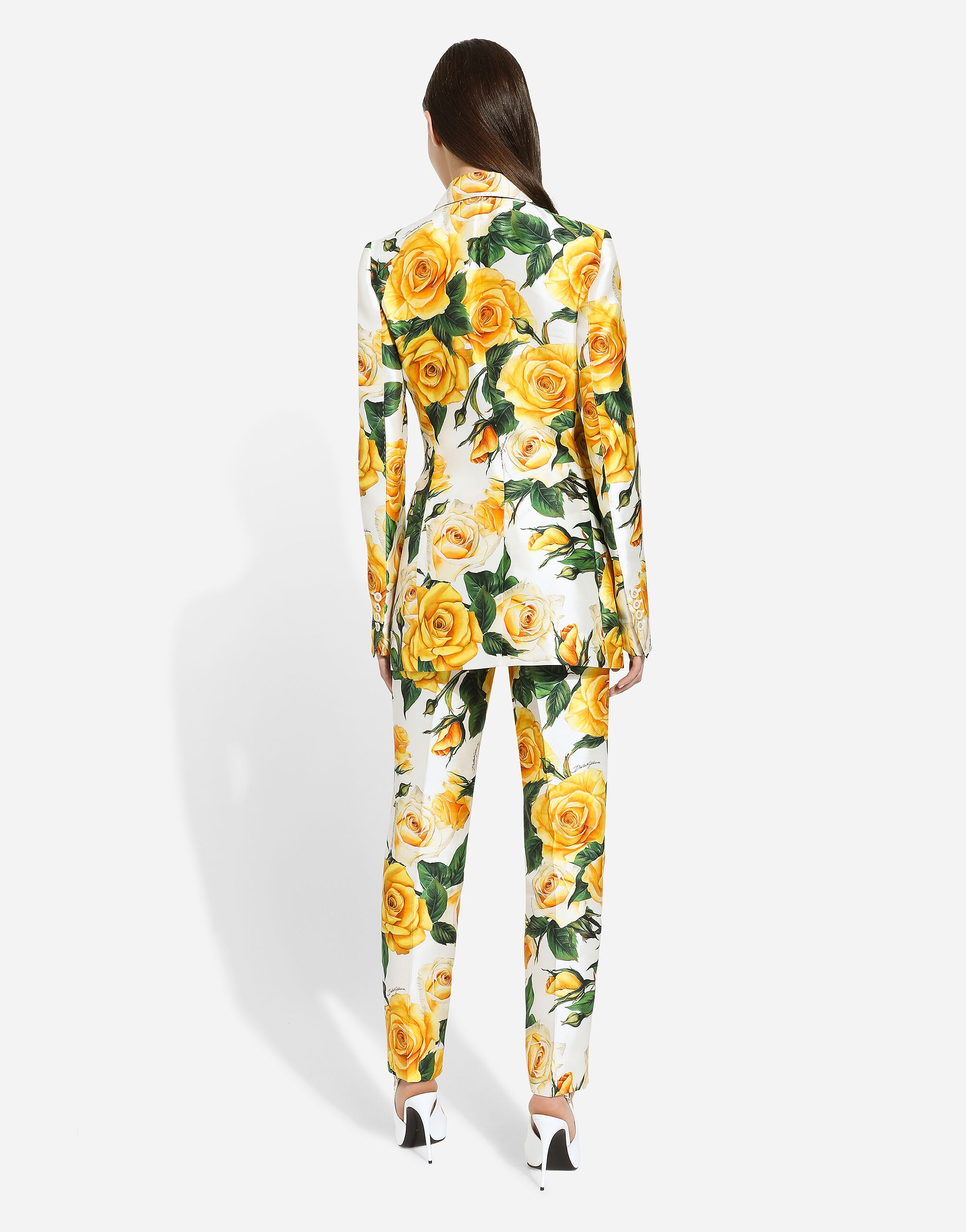 Dolce & Gabbana Double-breasted Turlington jacket in yellow