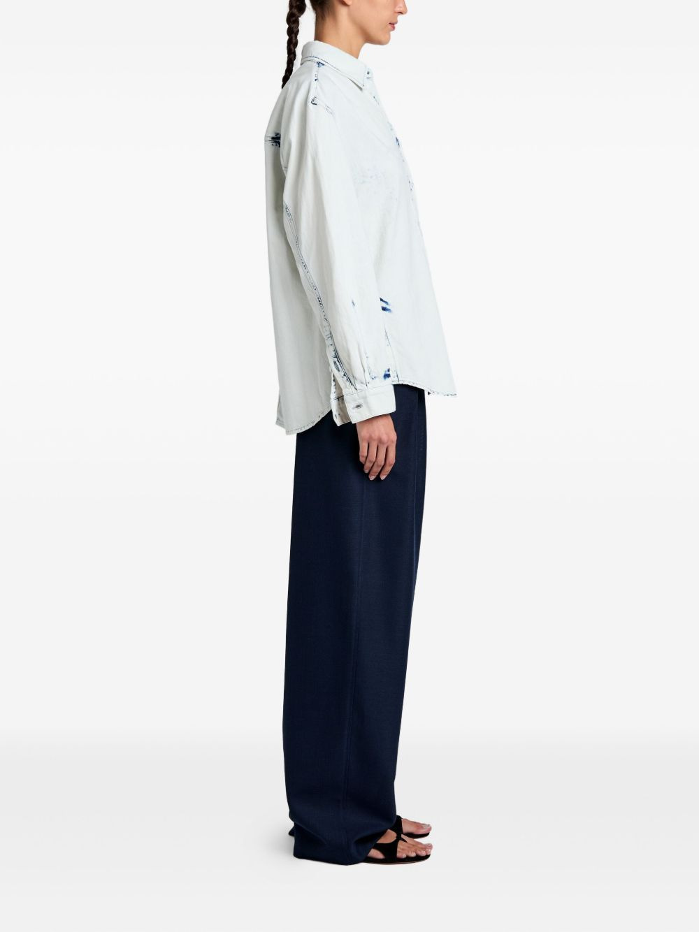 Kruger bleach-effect denim shirt - 3
