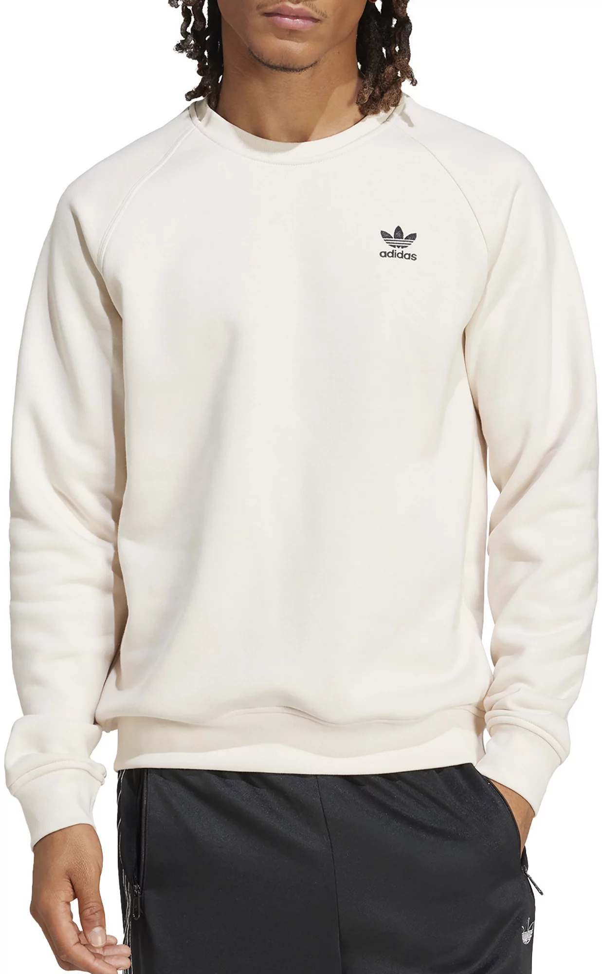 adidas Originals Men's Adicolor Essentials Trefoil Crewneck Sweatshirt - 1