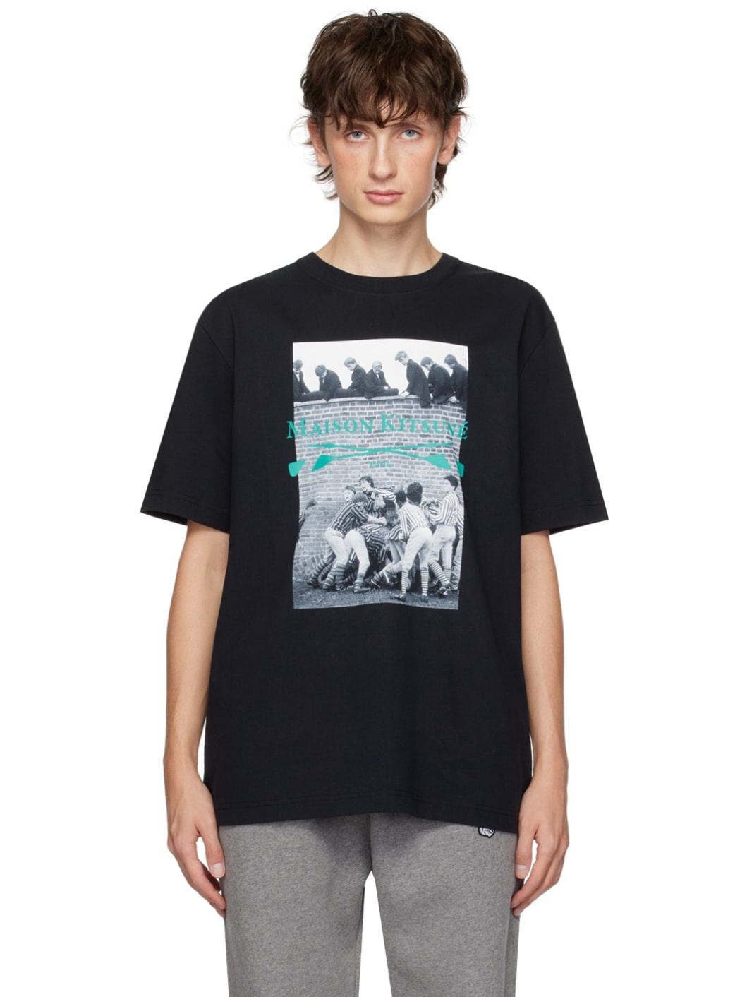 Black Graphic T-Shirt - 1