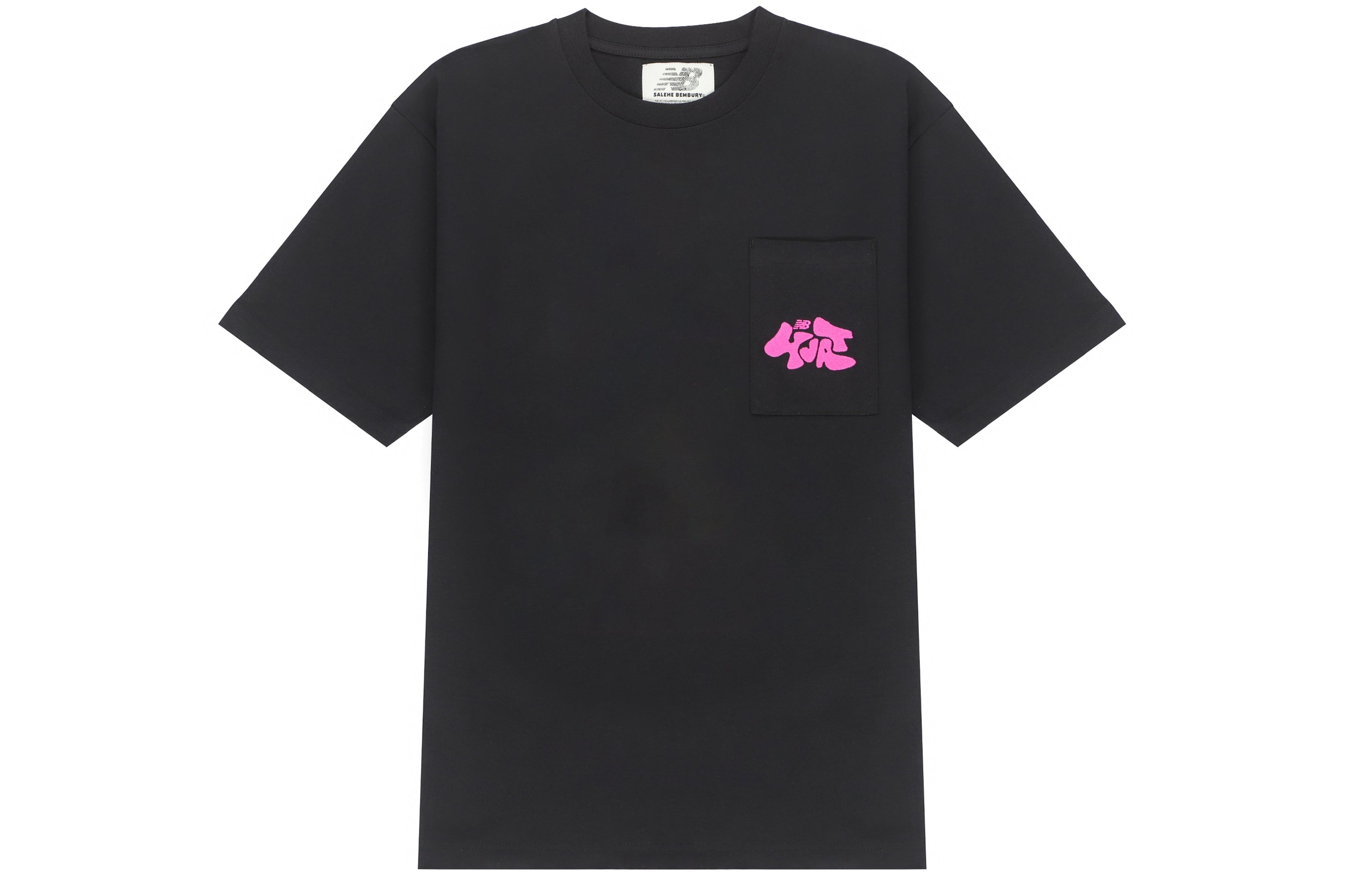 New Balance x Salehe Bembury Graphic Pocket T-Shirt 'Black Multi' MT11568-BK - 1