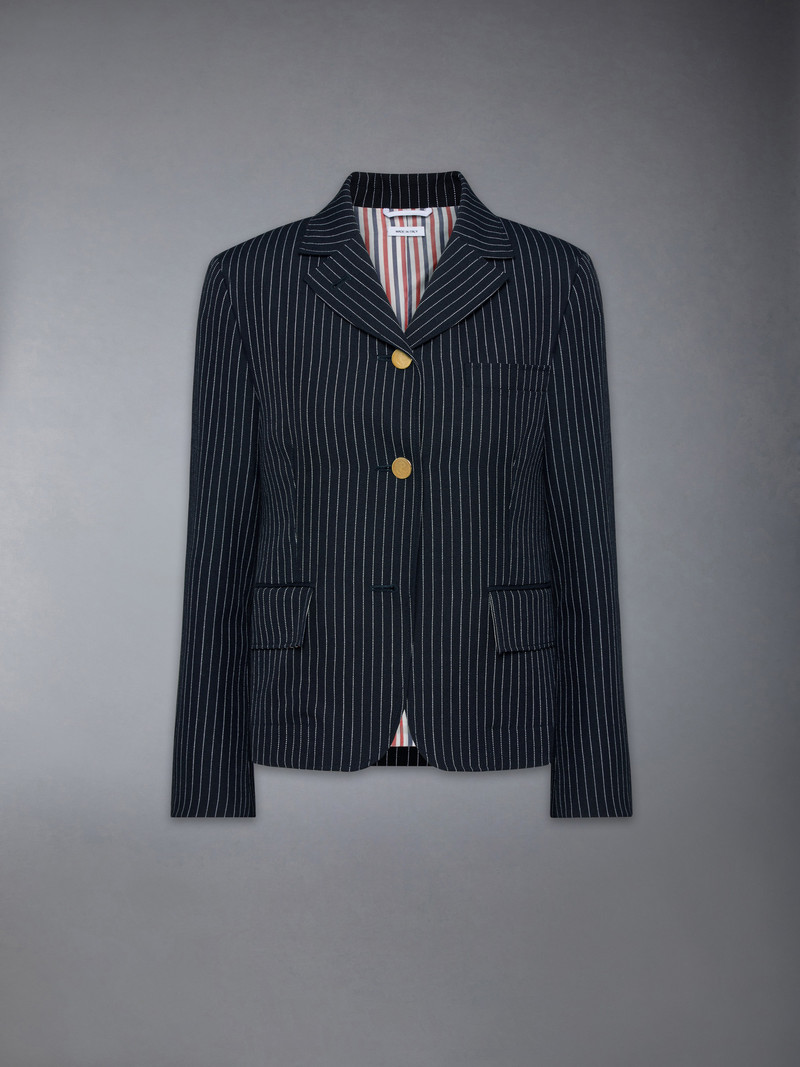 PINSTRIPE HIGH TWIST WOOL SPORTCOAT 1