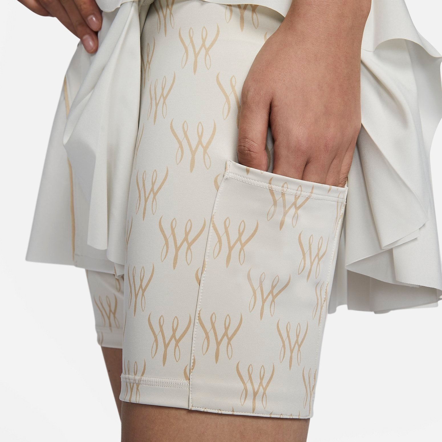 (WMNS) Nike Serena Williams Design Crew Skirt 'Light Bone' FN1932-072 - 5