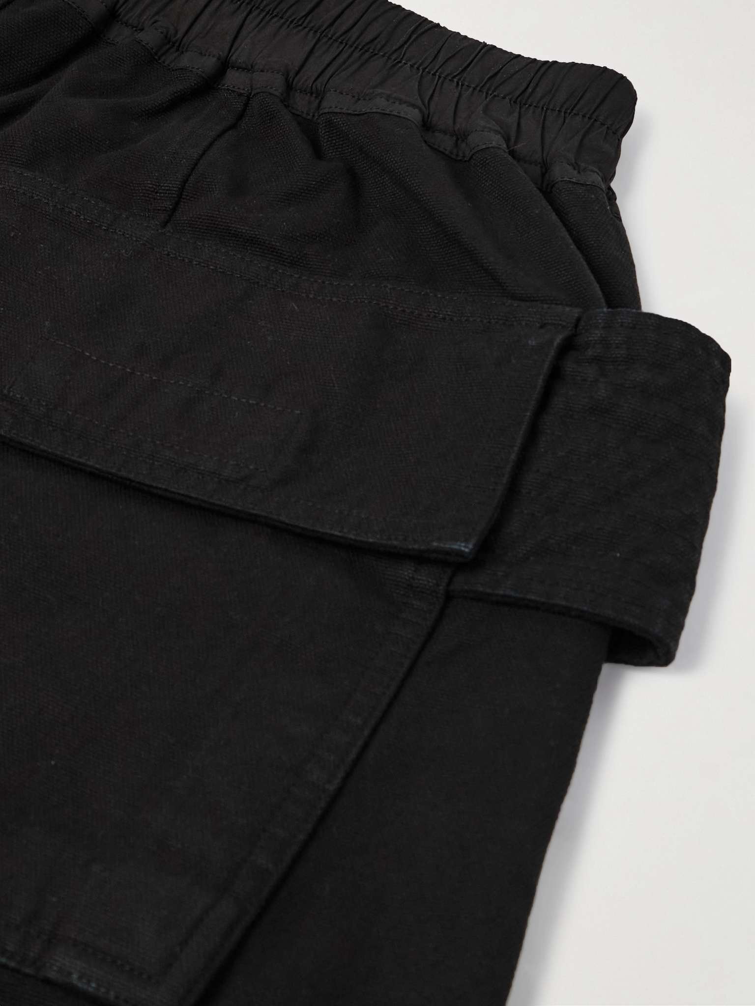 Creatch Wide-Leg Cotton-Blend Canvas Drawstring Cargo Trousers - 5