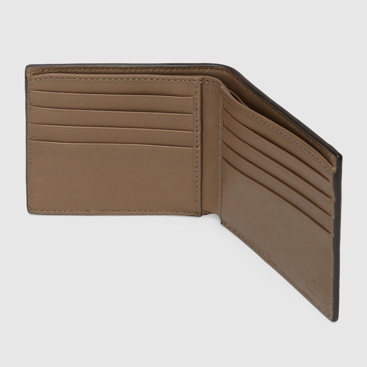 Crocodile card case wallet with Double G - 4