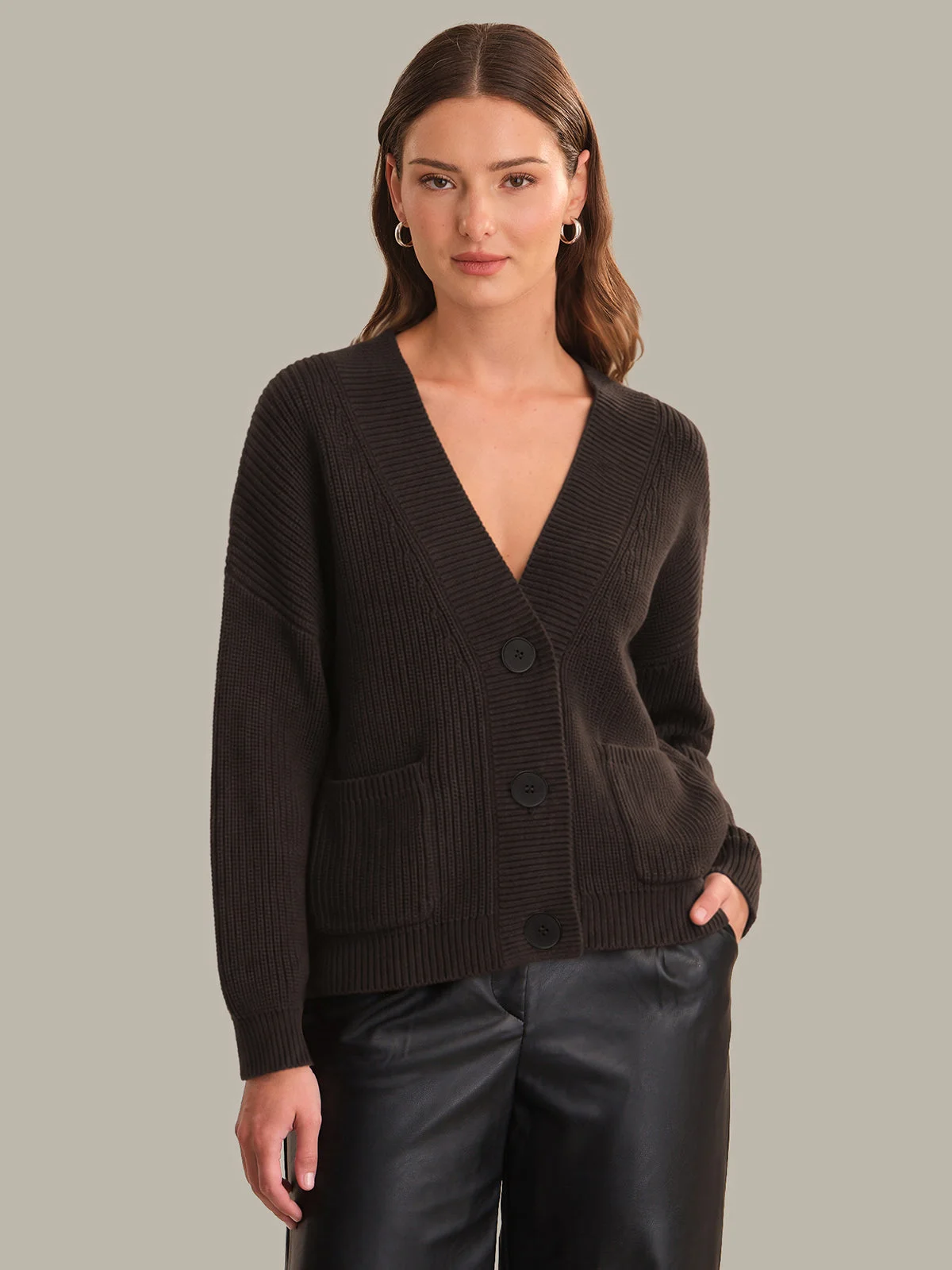 Celeste Relaxed Pocket Cardigan - 1
