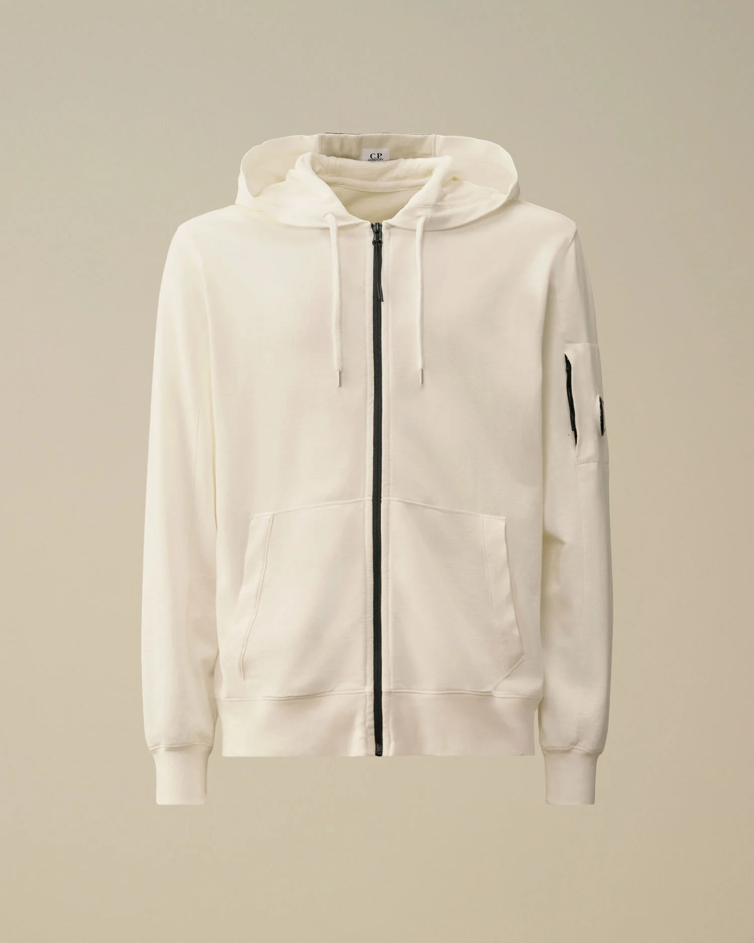 Light Fleece Hooded Full Zip Sweatshirt - 1