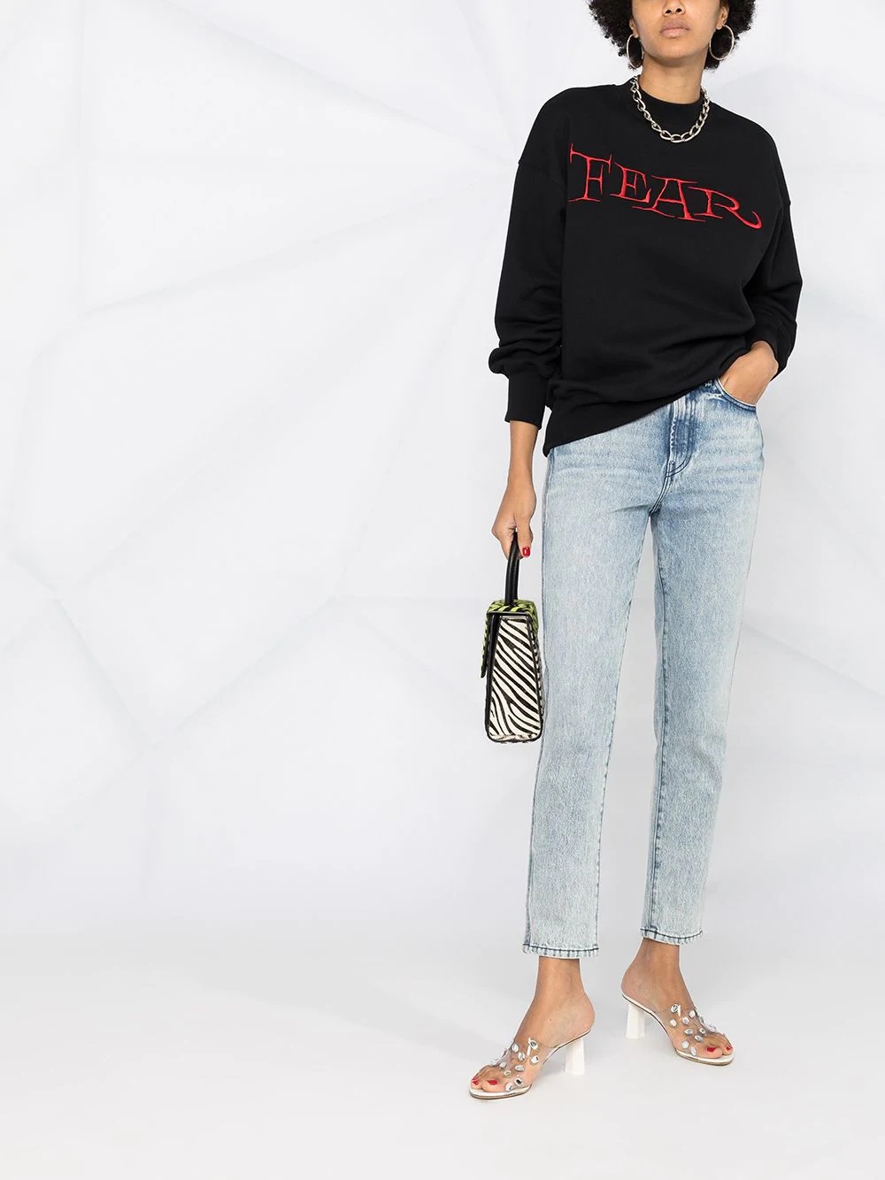 embroidered sweatshirt - 2