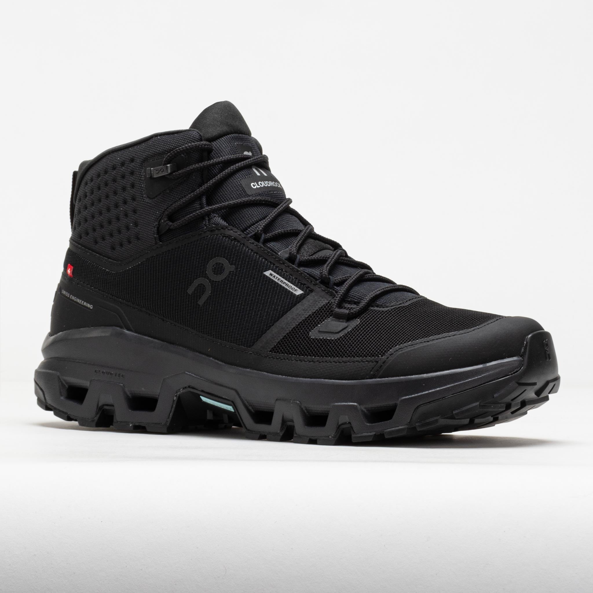 On Cloudrock Mid Waterproof Men's Black/Black - 5