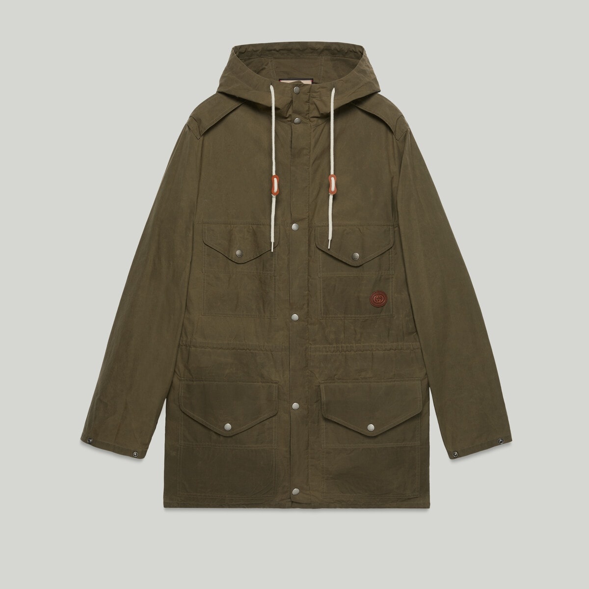 Waxed cotton adjustable length jacket - 5