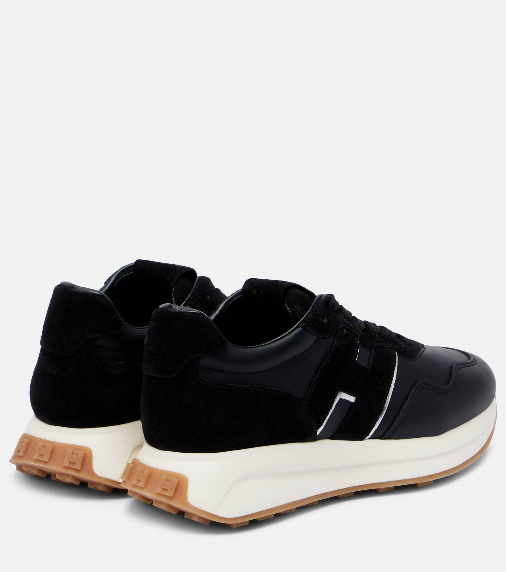 H641 suede and leather sneakers - 2
