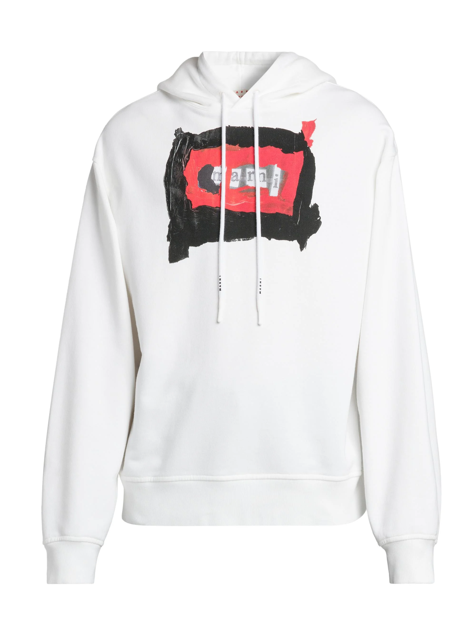 Men's Collage Logo Hoodie - Lily White - 1