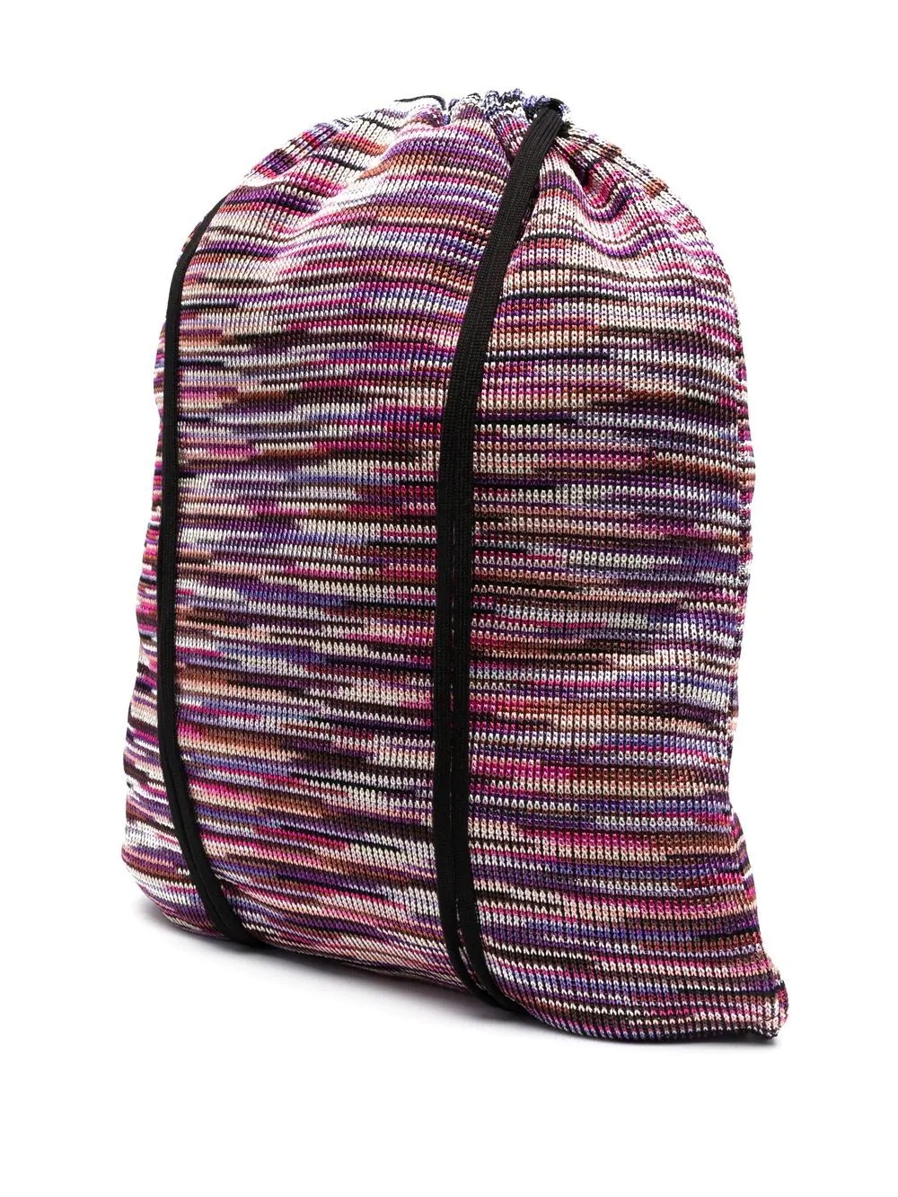 knitted drawstring backpack - 3