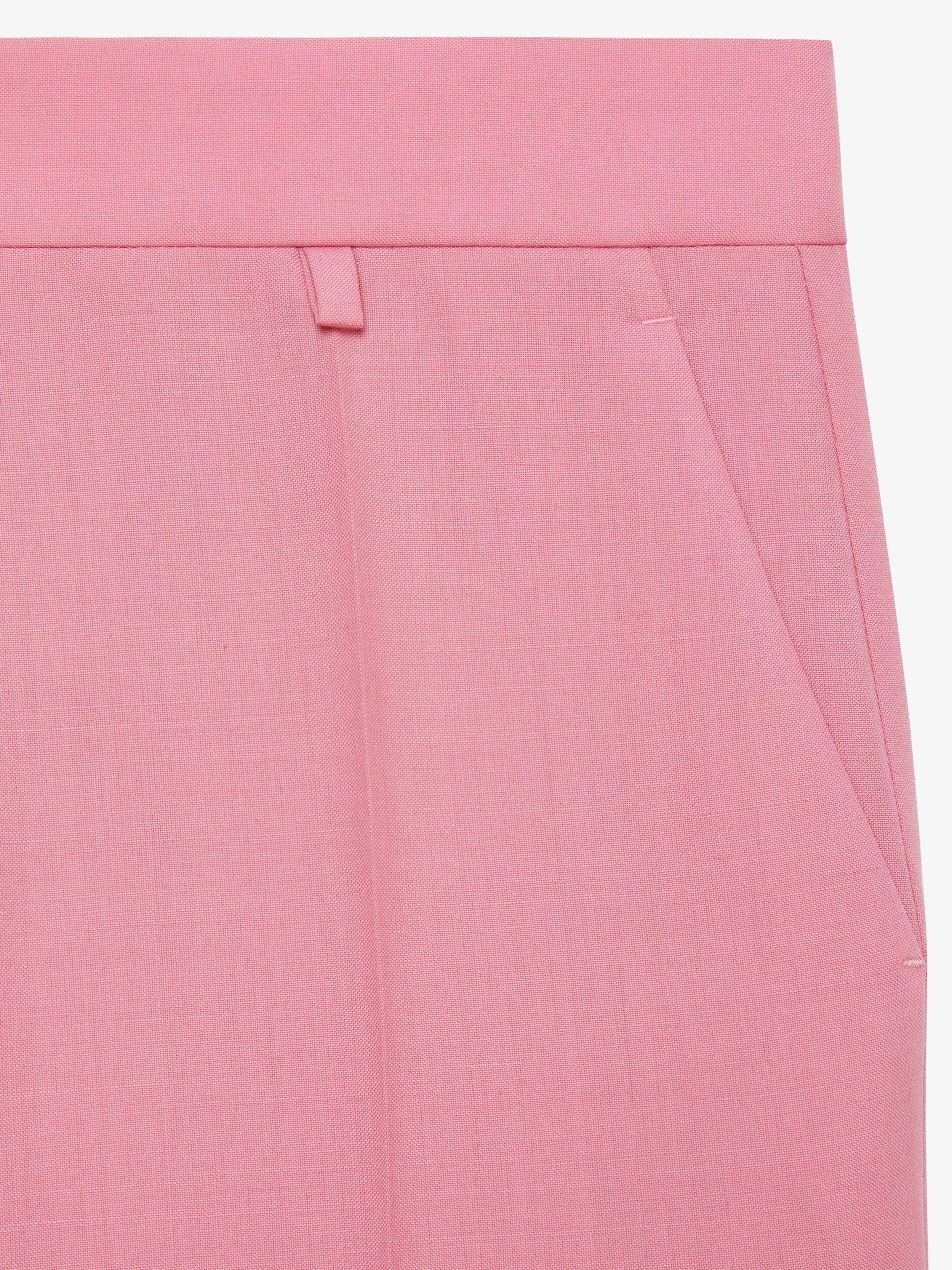 TAILORED PANTS IN WOOL AND MOHAIR - 5