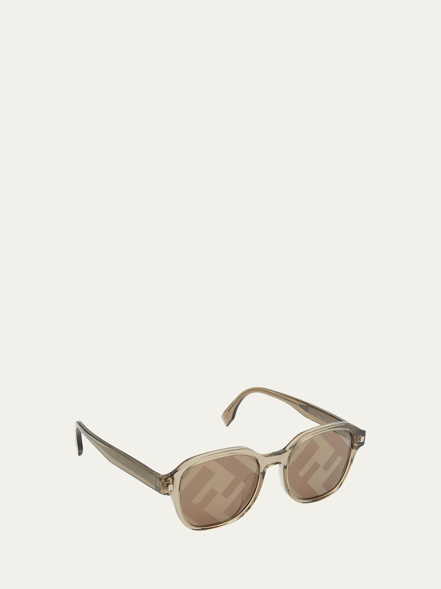 Men's Monogram Lens Square Sunglasses - 1