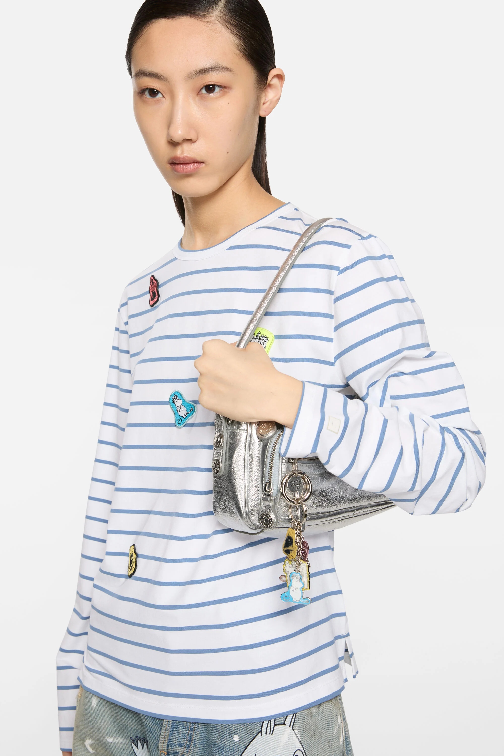 Charm keychain Acne Studios x Moomin - Silver/multicolor - 2