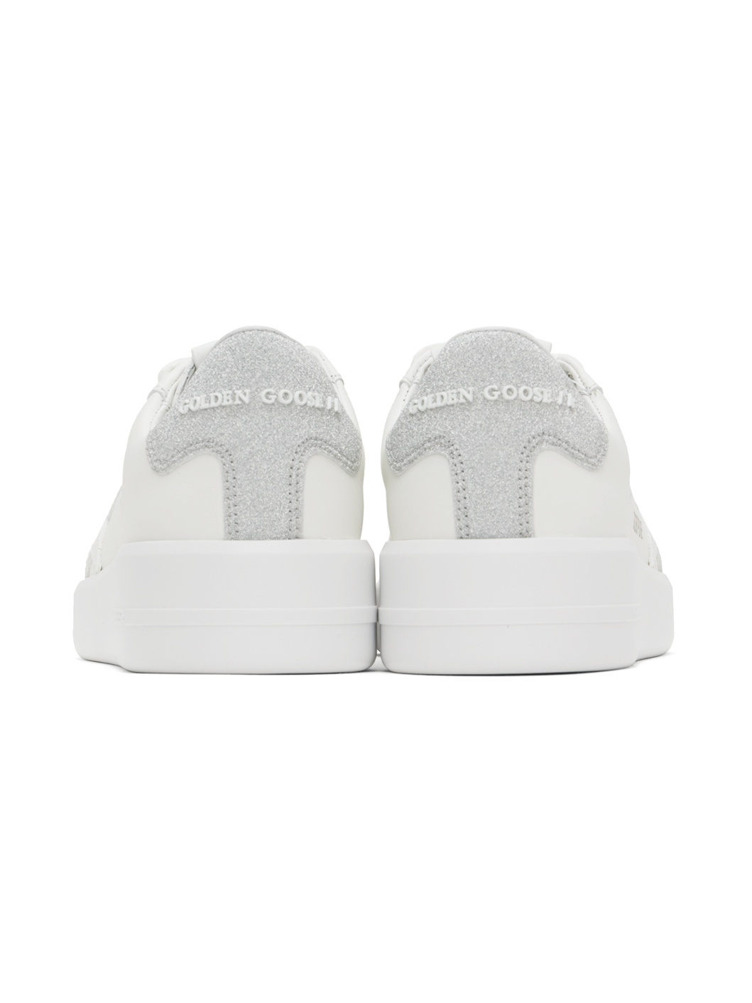White & Silver Purestar Sneakers - 2