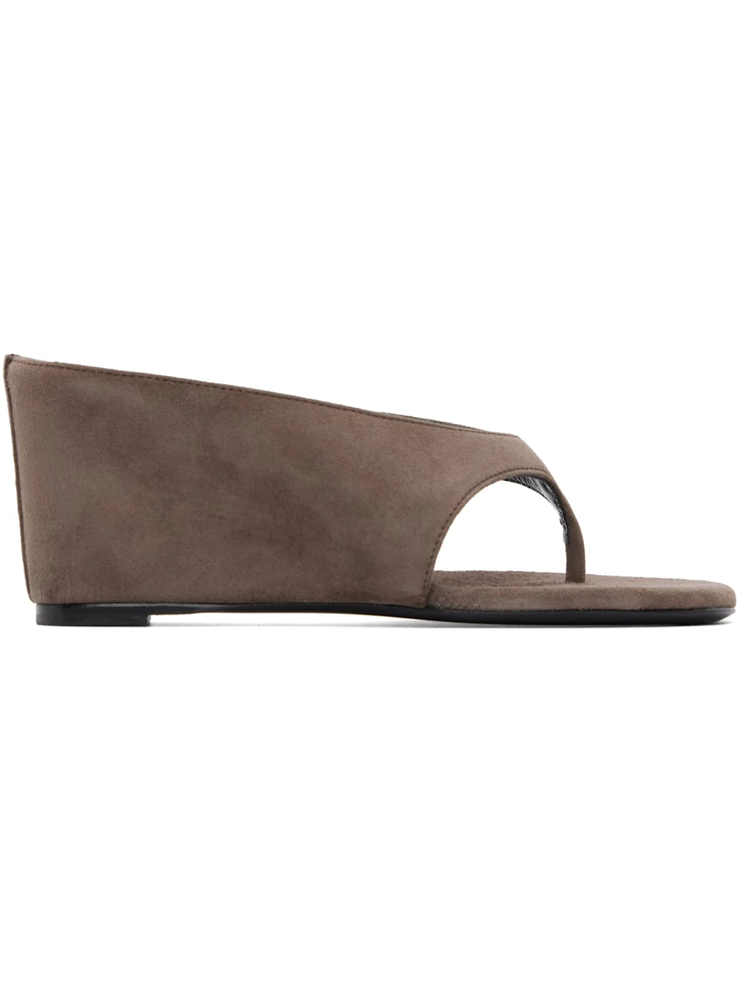 SSENSE Exclusive Brown Yaga Wedge Heeled Sandals - 1