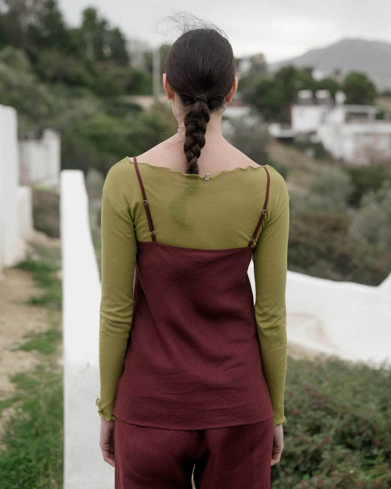 BASERANGE Dydine Top - Fine Linen outlook