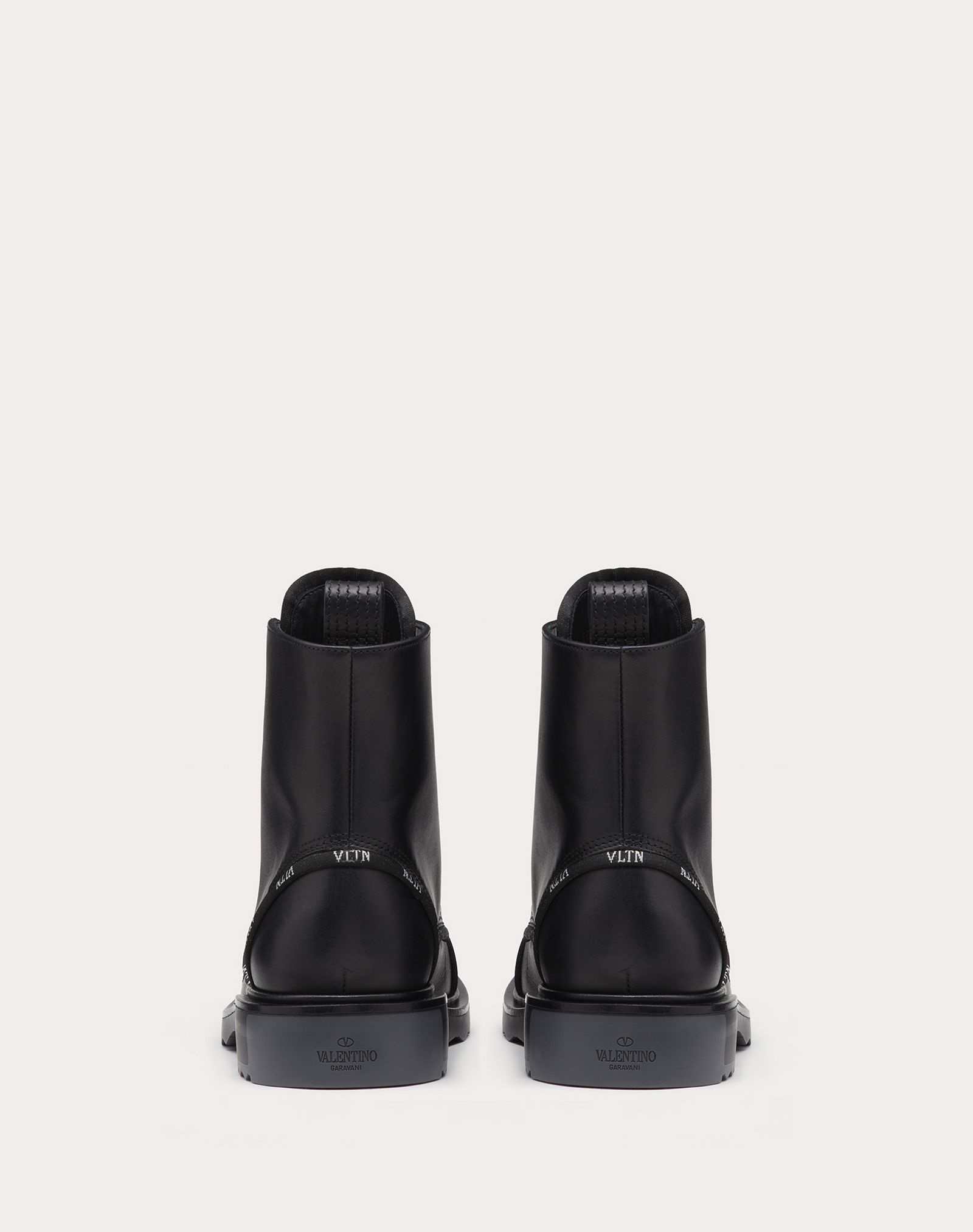 Calfskin Combat Boot with VLTN Band - 3