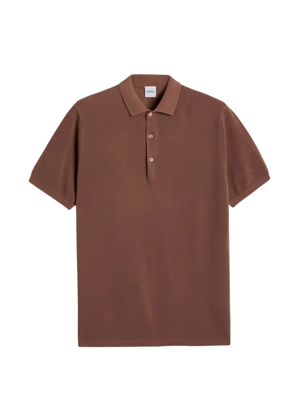 buttoned polo shirt - 1