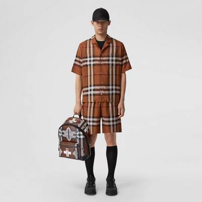 Burberry Check Viscose Shorts outlook