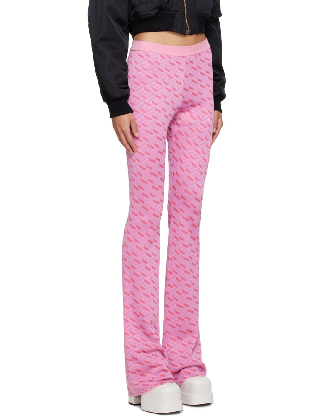 Pink 'La Greca' Lounge Pants - 2