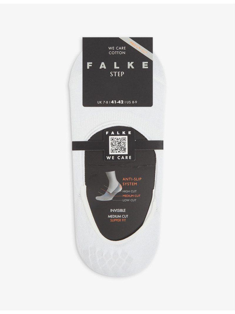 Step medium-cut invisible cotton-blend socks 1