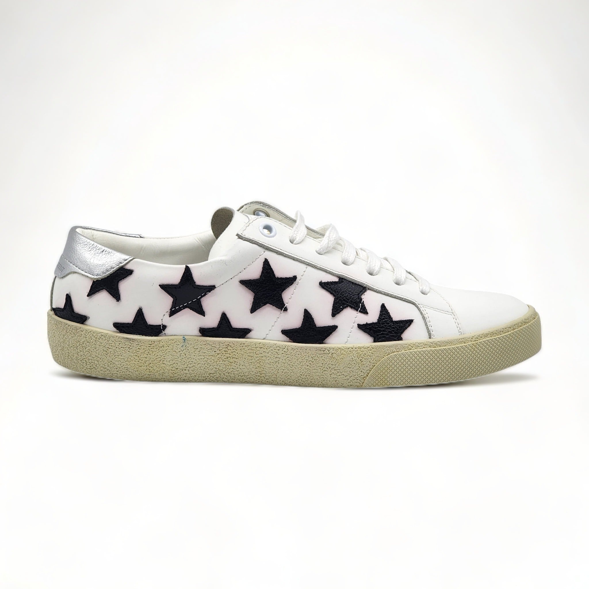 Saint Laurent Women's Court Sneakers - 8