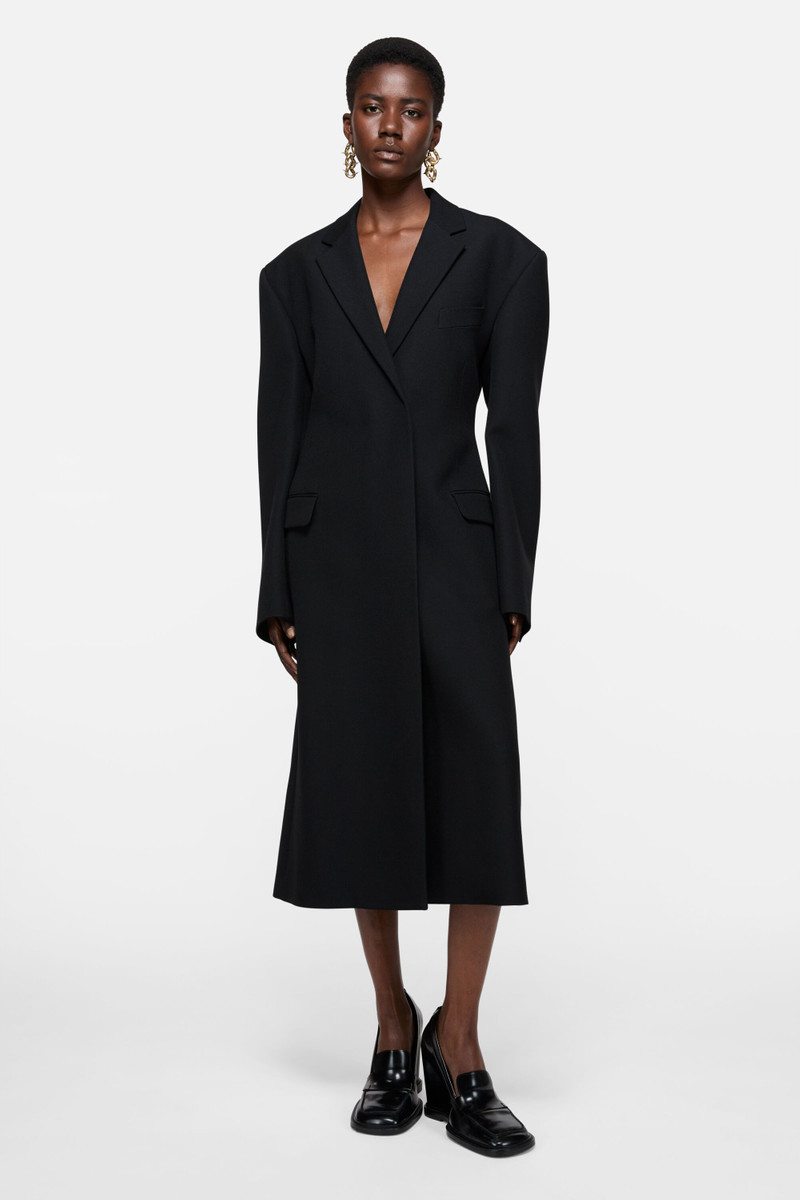 Acne Studios Double-breasted wool coat - Black outlook