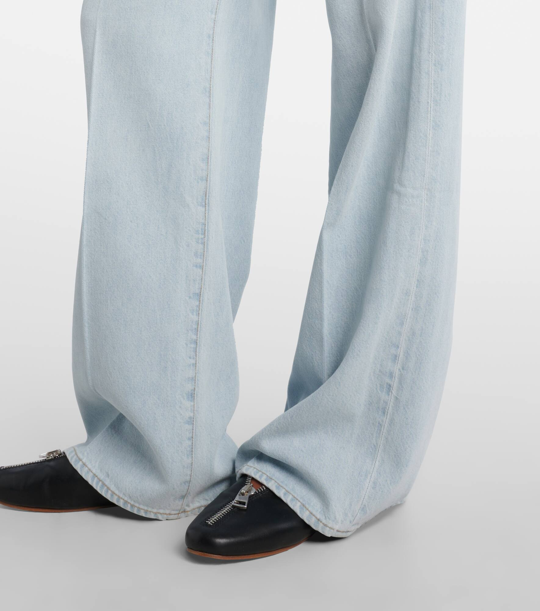 Petra high-rise wide-leg jeans - 5