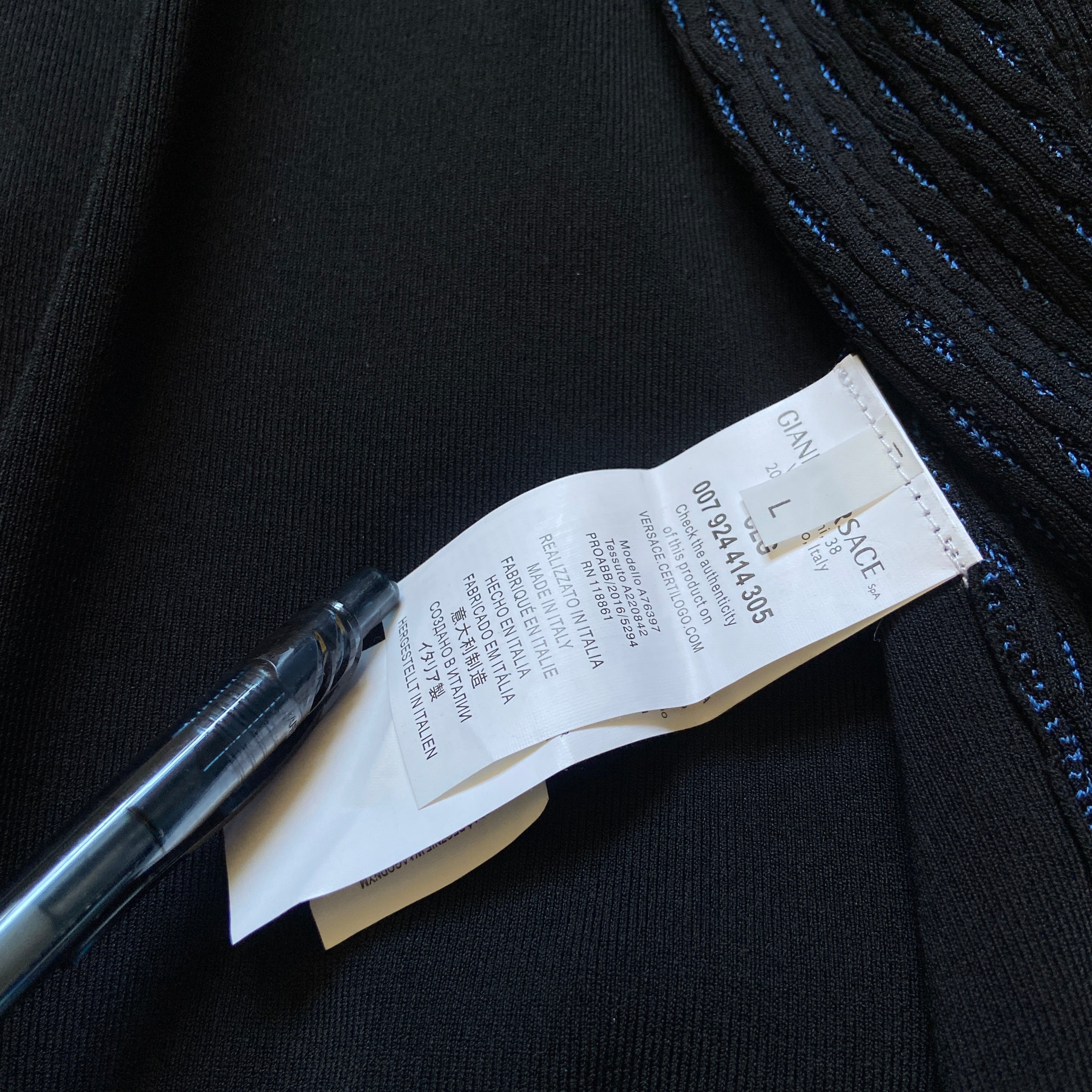 Versace 2015 stretch knit jacket L - 9