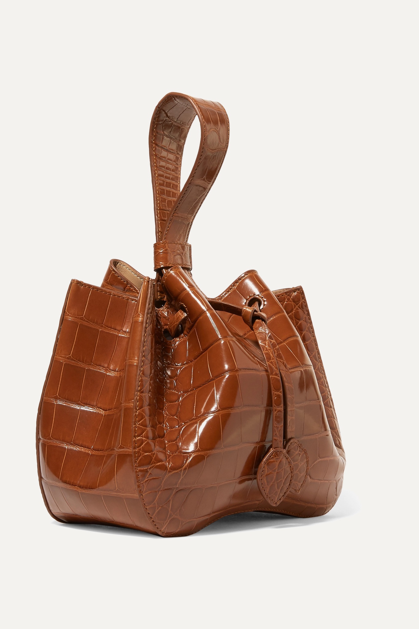 Rose Marie alligator bucket bag - 3